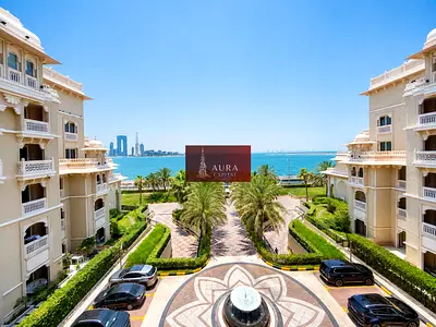 Furnished 2BR+Maids | Sea View | Beachfront Living