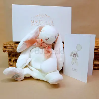 Organic Bunny Pacifier Holder/Comforter