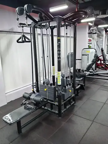 Professional Multi-Station Gym Machine with Pulley System