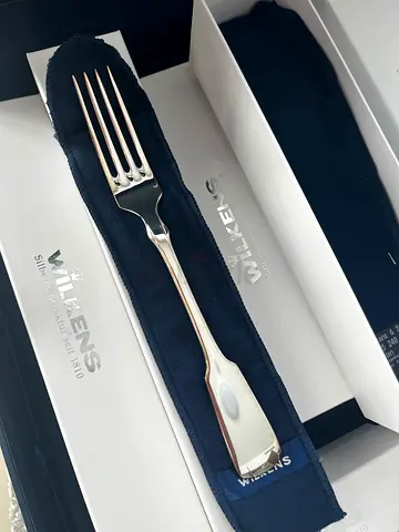 Wilkens Sterling Silver Dinner Set - 12x fork, 12x knife, 12x spoon, 12x coffee spoon - NEW