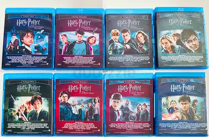 8 Harry Potter Blu-ray Movie DVD’s - The Complete Collection
