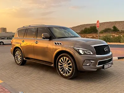Infiniti QX80 Luxury 2017 | GCC Specs | Low Mileage | Pristine Condition