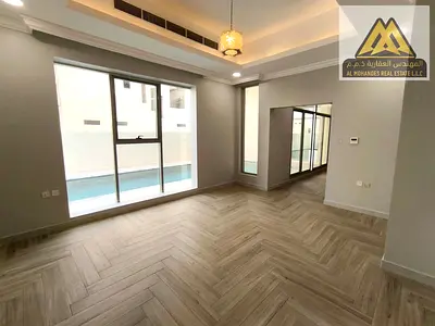 Villa for rent in Al Zahia | 4 master bedrooms + swimming pool + high-end finishing | Vibrant area | Close to all services | Regular maintenance inclu