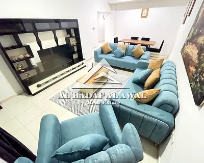غرفتين وصاله مفروش مع انترنت بالند القاسميه