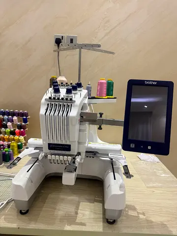 Brother PR670E 6-Needle Commercial Embroidery Machine – Minimal Use (78 Hours) – Excellent Condition
