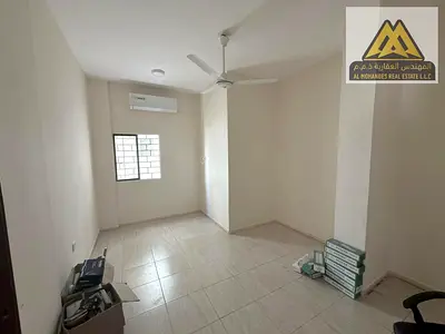 Studio apartment in Al Nakheel\ second row on the Corniche\ on the main street\ separate kitchen with full distribution\ split air conditioning.