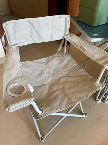 Quechua Folding Camping Chairs with cup holder (Set of 2)