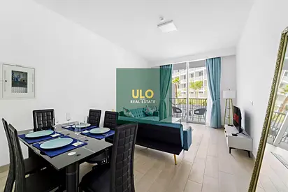 Furnished 1BR Apartment | Pool & Courtyard View | JVC Luma 22 West Tower