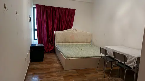 Master bedroom with attached bathroom