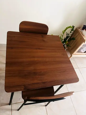 2 Seater Dining Table with 2 Chairs