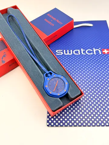 AP X SWATCH with box papers and receipts