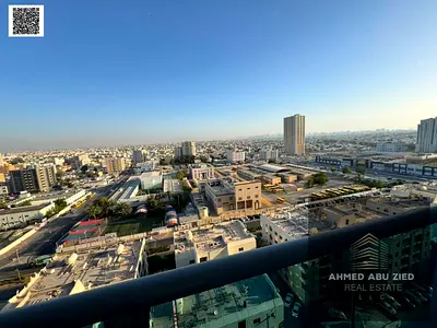 غرفه وصاله لايجار السنوي بعجمان-غرفه ماستر-صاله بلكونه اطلاله مفتوحه-مطبخ مجهز بالكامل-تشطيبات حديثه-تهويه طبيعيه-قريبه من مخرج الشارقه