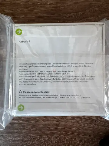 Apple AirPods (4th Gen) - Brand New Seal Opened but not Used at all (inside seal still closed)