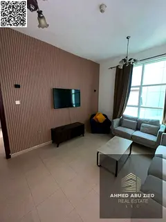 Fully Furnished 1BR + Hall in City Tower - Parking - Master BR - Balcony - Excellent Space - Clean F