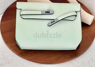 HERMES BRAND POUCH SUPER MASTER QUALITY WITH BOX PAPER BAG 💼