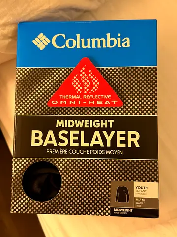 Columbia Midweight Baselayer (Youth) - New in Box