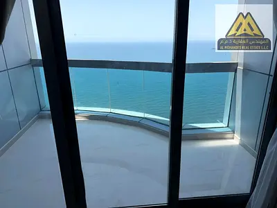 One of the Most Luxurious Apartments in Ajman Corniche Towers | First Row Sea View | Sea and City View | Spacious Luxury Layout | Balcony