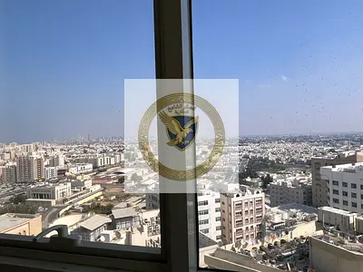 Apartment for annual rent in Al Qasimiya. Free parking, free gym, spacious areas, open view, free maintenance, central air conditioning, prime locatio