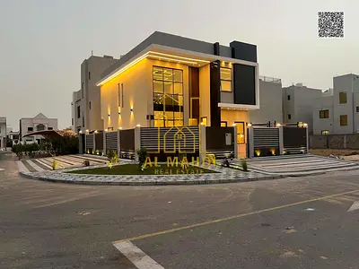 فيلا مودرن كورنر من المالك مباشرة – شامل رسوم التسجيل – دبل هايت + جلسة خارجية – 4 غرف ماستر – الحليو 2 عجمان