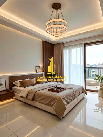 شقة فخمة غرفة وصالة ( اول ساكن ) مفروشة فرش جديد للايجار الشهرى بعجمان - الكورنيش - قريب من فندق باهى