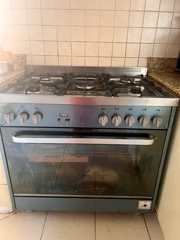 Candy / Rosieres 90cm Freestanding 5-Burner Gas Cooker with Large Gas Oven – Stainless Steel