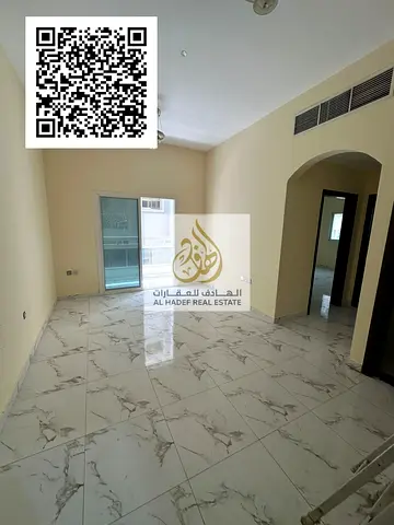 للإيجار السنوي | شقة غرفة وصالة مع باركن خاص في الجرف 2 – عجمان
