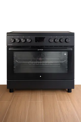 Gorenje Black Freestanding Gas Oven with 6 Burners - Great Condition as used occasionally.