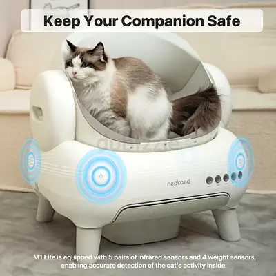 Neakasa M1 Lite Smart Cat Litter Box - Automatic, Infrared  Weight Sensors