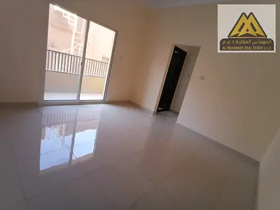 1-bedroom apartment for annual rent in Al Rawda 1, Ajman. First tenant, balcony, 2 bathrooms, central A/C, AED 35,000 yearly, payable in 4 installment
