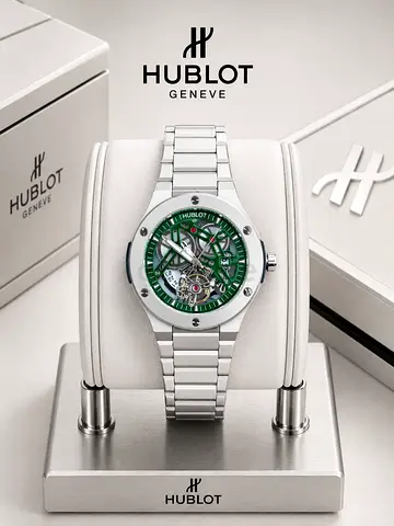 Hublot Genève Green Skeleton – A+ Premium