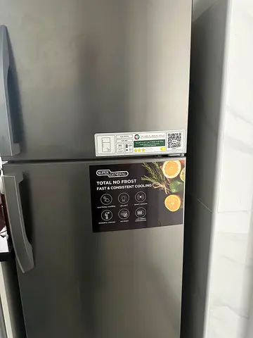 Silver Top Freezer Refrigerator - Total No Frost, 2-Door, Good Condition