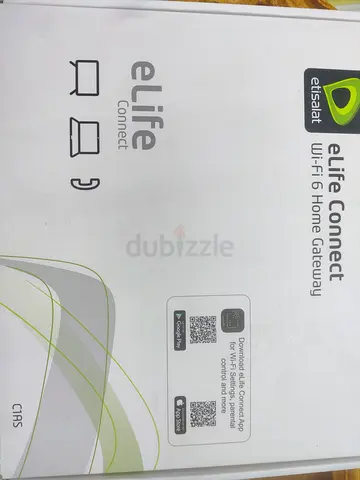 Etisalat eLife Connect Wi‑Fi 6 Home Gateway (router) - used