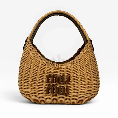 AUTHENTIC MIU MIU MINI WICKER WANDER BAG
