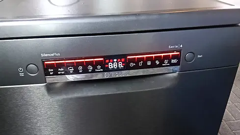 Bosch series 4 black dishwasher with wifi
