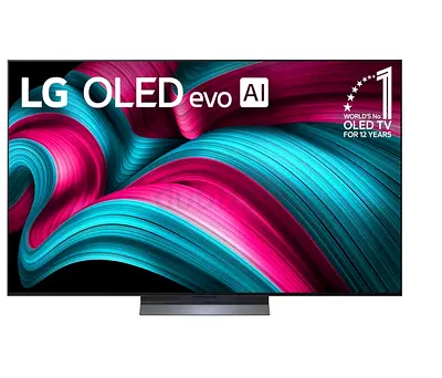 LG 65-Inch Class OLED evo AI 4K C5 Series Smart TV w/Dolby Atmos, Dolby Vision, HDR10, AI Super Ups