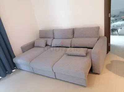 Ikea Eskelstuna L shape sofa bed Gray