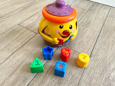 Fisher-Price Shape Sorter Toy with Numbered Blocks 6 Months+