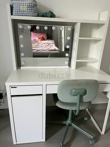 Vanity with LED Mirror