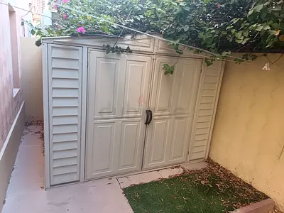 Large Outdoor shed Storage 240x240x187cm in excellent condition disminteld and ready to go