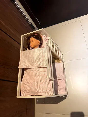 Doll Bunk Bed with Bedding for 40 cm doll (without doll)
