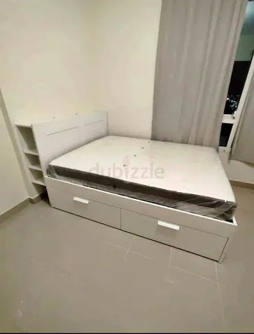 IKEA brimnes bed with mattress queen size bed