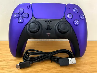 PS5 DualShock controller (purple)