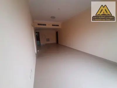 First-time occupancy: 1-bedroom apartment for rent in Al Jurf 3 – Ajman | Master bedroom and balcony with an open view | Excellent layout | Prime loca