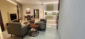 Sea View 1BR | Fully Furnished | High Floor | Park Place Tower | Sheikh Zayed Road | Near Metro | 91