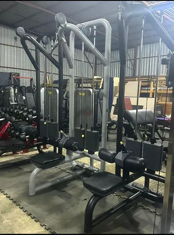 Technogym Lat Pulldown and Low Row Machines