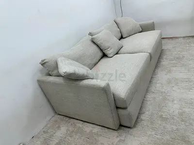 Looks great condition cratebarrel three seater sofa