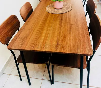 4 Seater Dining Table with 4 Chairs