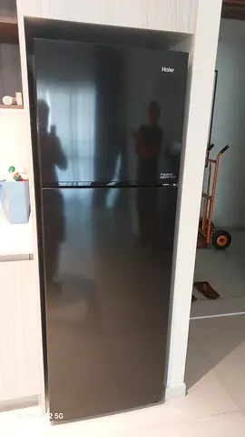 Haier brand black colour fridge latest model