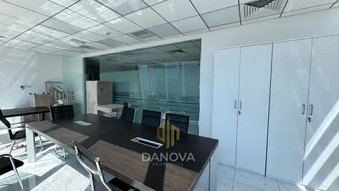 Fully Fitted & Furnished Office with Balcony | 1,901 Sq.Ft. | Prime Business Bay Address