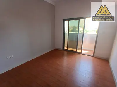 Ultra Spacious 1BR Family Apartment For Rent In Al Nuaimiya 1 Ajman Layout Featuring Master Bedroom, 2 Bathrooms, Private Balcony & Central AC Massive